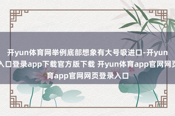 开yun体育网举例底部想象有大号吸进口-开yun体育官网入口登录app下载官方版下载 开yun体育app官网网页登录入口