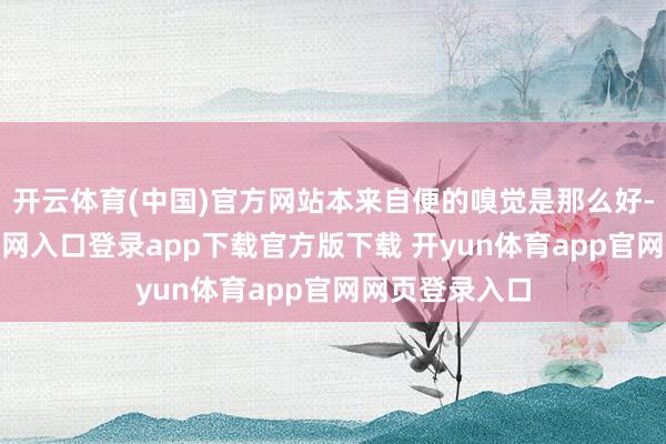 开云体育(中国)官方网站本来自便的嗅觉是那么好-开yun体育官网入口登录app下载官方版下载 开yun体育app官网网页登录入口