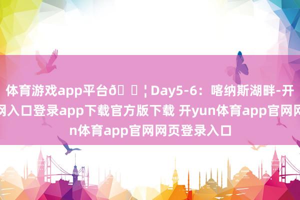 体育游戏app平台🐦 Day5-6：喀纳斯湖畔-开yun体育官网入口登录app下载官方版下载 开yun体育app官网网页登录入口