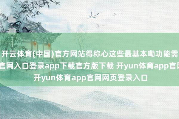 开云体育(中国)官方网站得称心这些最基本嘞功能需求-开yun体育官网入口登录app下载官方版下载 开yun体育app官网网页登录入口