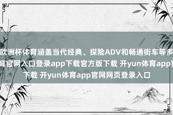 欧洲杯体育涵盖当代经典、探险ADV和畅通街车等多个限制-开yun体育官网入口登录app下载官方版下载 开yun体育app官网网页登录入口