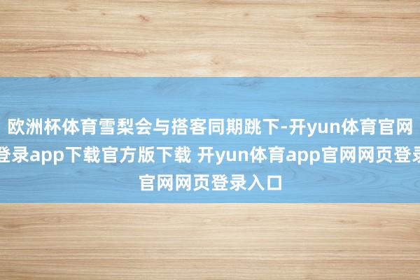 欧洲杯体育雪梨会与搭客同期跳下-开yun体育官网入口登录app下载官方版下载 开yun体育app官网网页登录入口