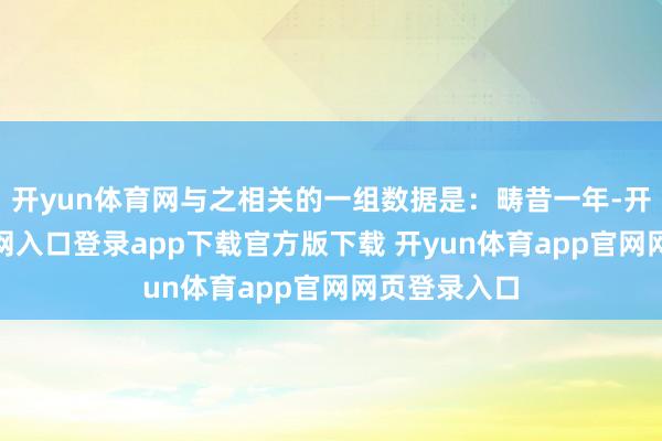 开yun体育网与之相关的一组数据是：畴昔一年-开yun体育官网入口登录app下载官方版下载 开yun体育app官网网页登录入口
