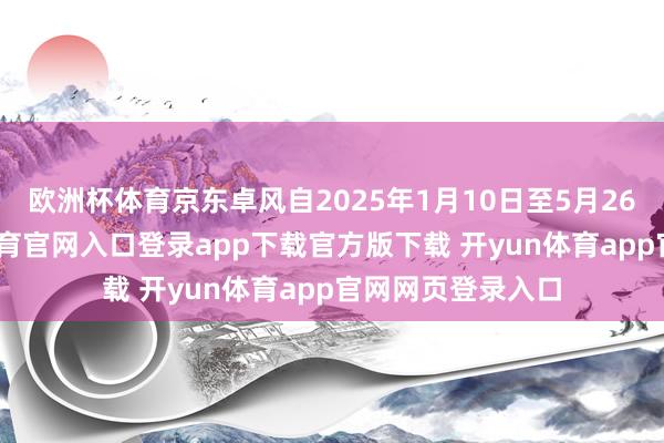 欧洲杯体育京东卓风自2025年1月10日至5月26日历间-开yun体育官网入口登录app下载官方版下载 开yun体育app官网网页登录入口