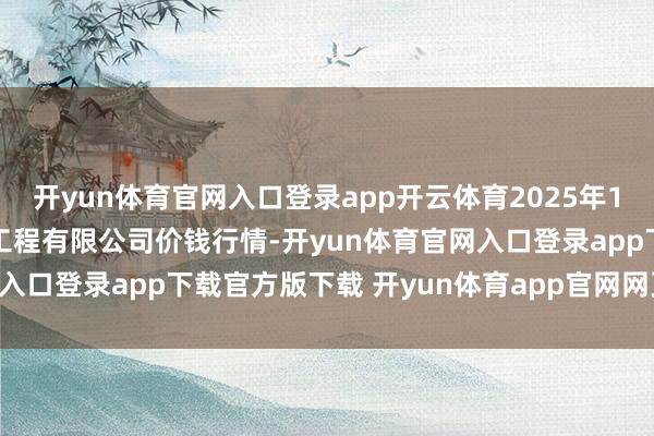 开yun体育官网入口登录app开云体育2025年1月11日无锡天鹏菜篮子工程有限公司价钱行情-开yun体育官网入口登录app下载官方版下载 开yun体育app官网网页登录入口