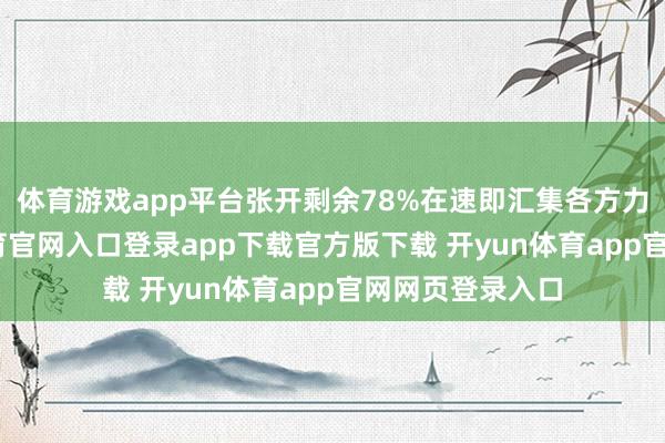 体育游戏app平台张开剩余78%在速即汇集各方力量后-开yun体育官网入口登录app下载官方版下载 开yun体育app官网网页登录入口